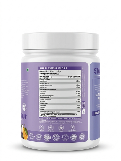 Stark Fitness Tangy Orange High-Performance Pre-Workout